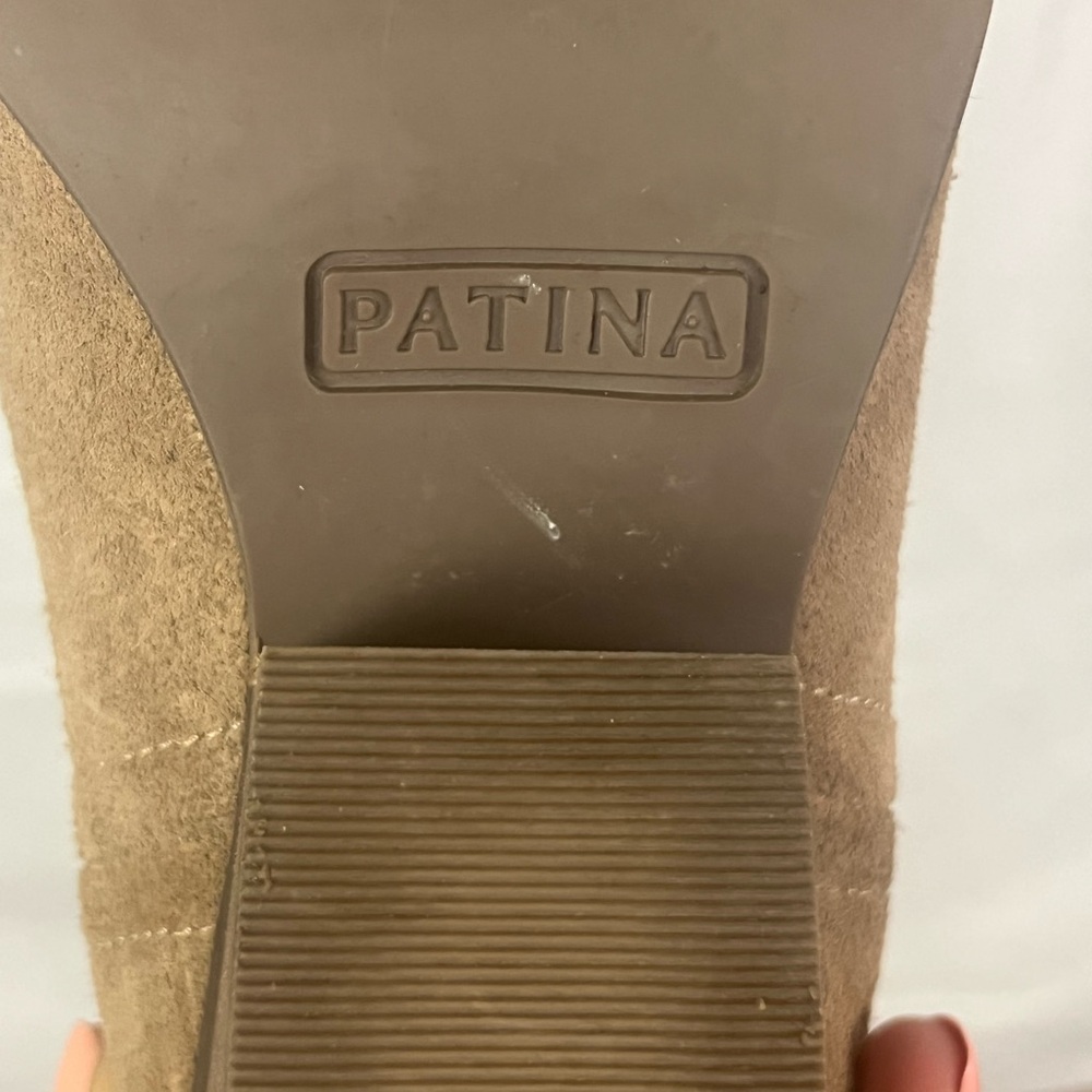 Tan Suede Ankle Boots - Picture 8 of 8